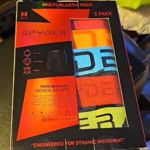 Spyder Performance Boxer Briefs - Multicolor 5 Pack